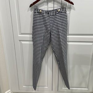 Zara blue and white slacks size s lightly worn, great with a blazer.